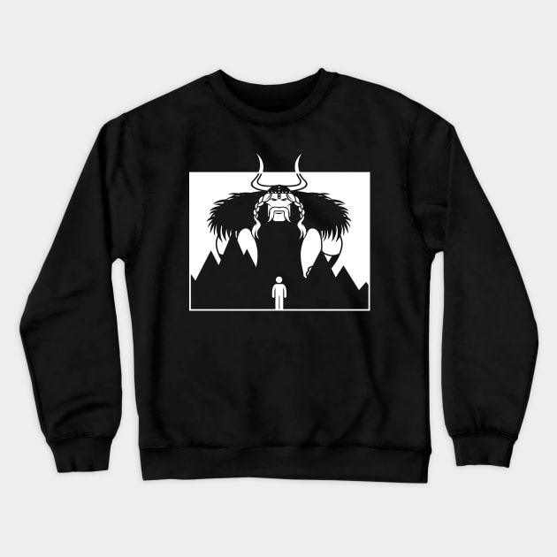 David And Goliath | Christian Bible Story Crewneck Sweatshirt by MeatMan